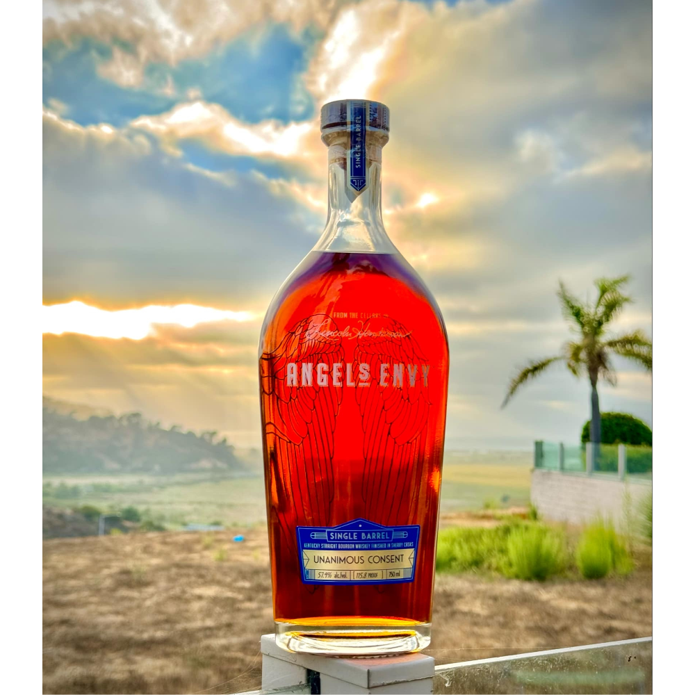 Angel's Envy Bourbon Single Barrel Finished In Sherry Cask 'UNANIMOUS CONSENT'
