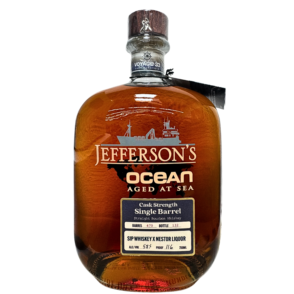 Jefferson's Voyage 33 Cask Strength Single Barrel 'Sip Whiskey X Lmacrafts'_Nestor Liquor
