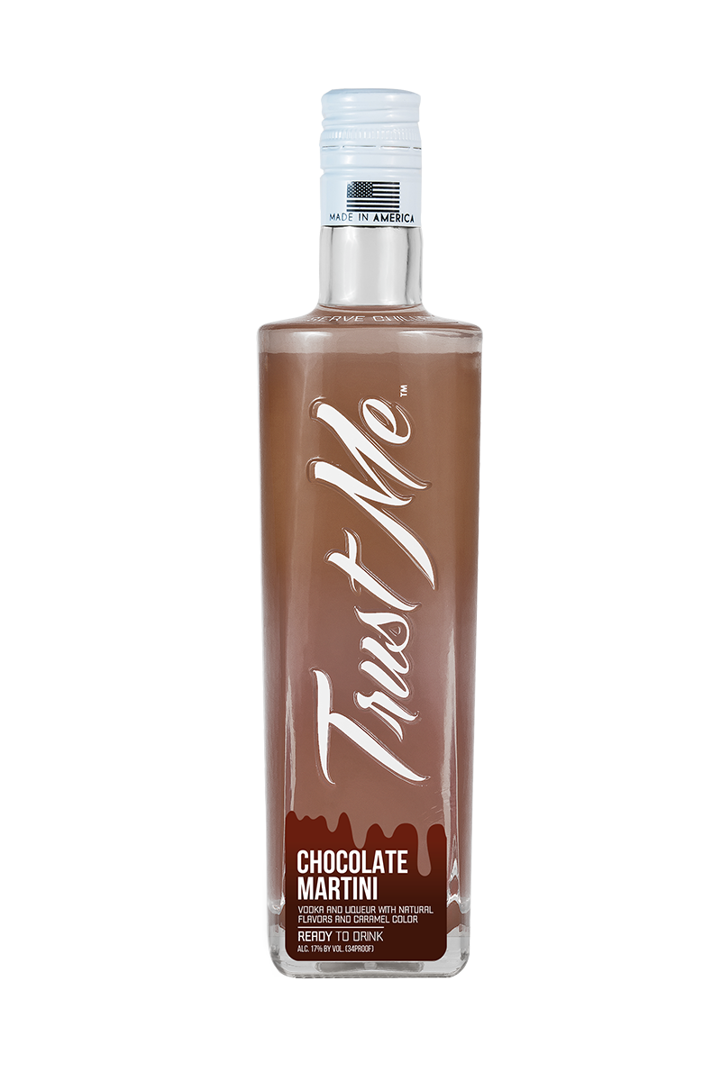 Trust Me Vodka Bottled Cocktail - Chocolate Martini 375ml - Lmacrafts